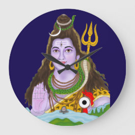 Lord Shiva Wanduhr