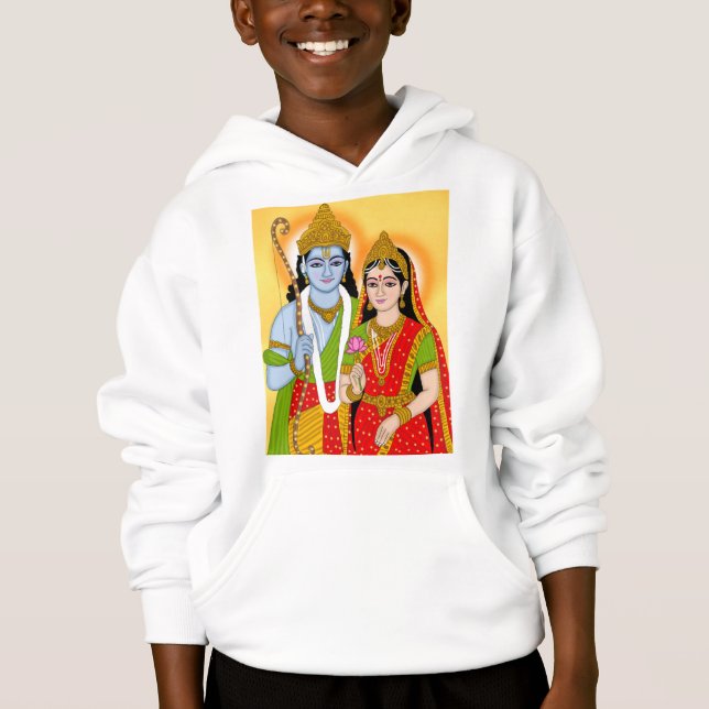 Lord Sitaram Hoodie – Spiritual Wear for Devotees (Devant)