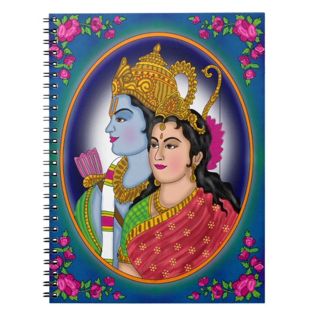 Lord Sitaram Notizbuch Notizblock (Vorderseite)