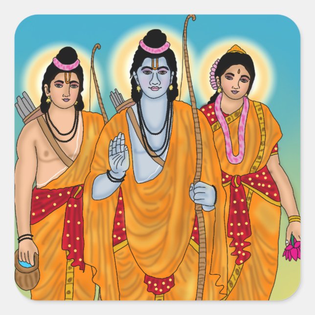 Lord Sitaram Sticker (Vorderseite)