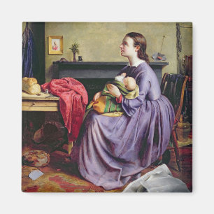 Lord, Thy wird, 1855 getan (Öl auf Leinwand) Magnet