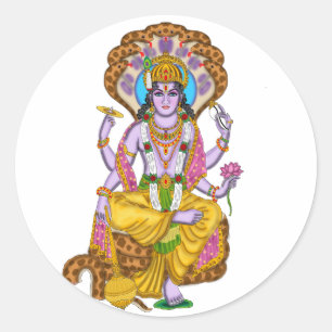 Lord Vishnu Aufkleber