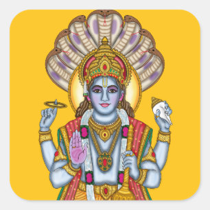 Lord Vishnu Aufkleber