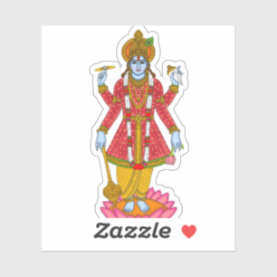 Lord Vishnu Aufkleber
