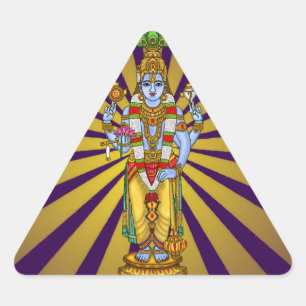 Lord Vishnu Aufkleber