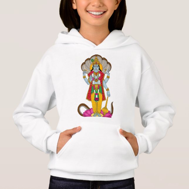 Lord Vishnu Hoodie (Vorderseite)