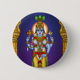Lord Vishnu Knopf Button