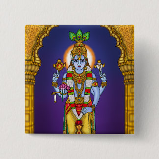 Lord Vishnu Knopf Button
