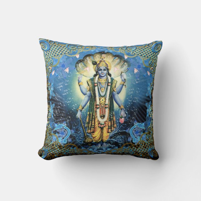 Lord Vishnu - Pillow Kissen (Vorderseite)