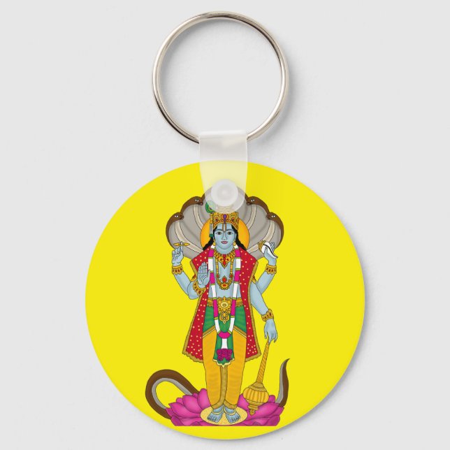 Lord Vishnu Schlüsselanhänger (Vorderseite)