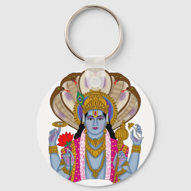 Lord Vishnu Schlüsselanhänger (Vorderseite)