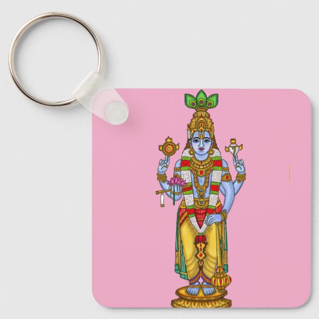 Lord Vishnu Schlüsselanhänger (Vorderseite)