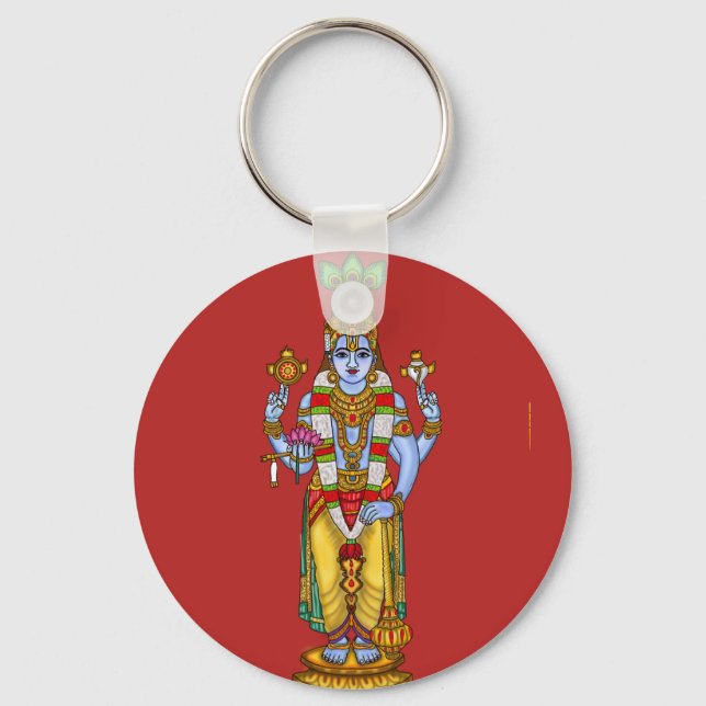 Lord Vishnu Schlüsselanhänger (Vorderseite)