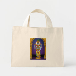 Lord Vishnu-Tragetasche Mini Stoffbeutel