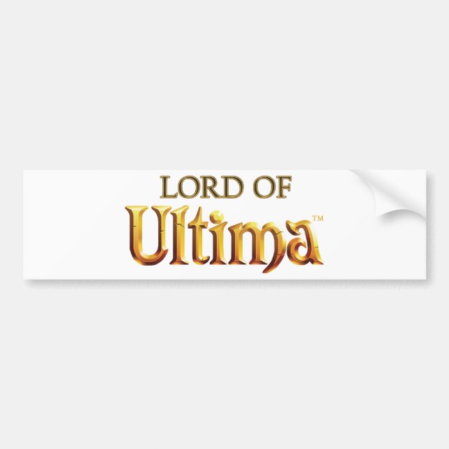 Lord von Ultima Logo Autoaufkleber (Vorne)