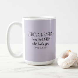 Lord Who Heals Light Purple Simple Christian Kaffeetasse