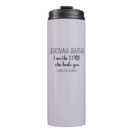 Lord Who Heals Light Purple Simple Christian Thermosbecher