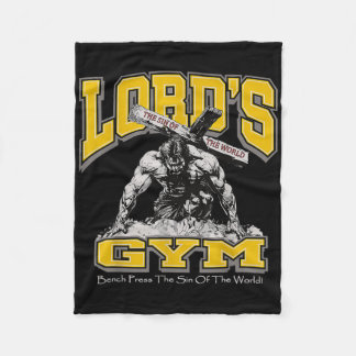 Lords Gym Bench presst den Sohn der Welt2 Fleecedecke