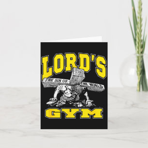 Lords Gym - Lord's Die Sünde der Welt Jesus  Karte
