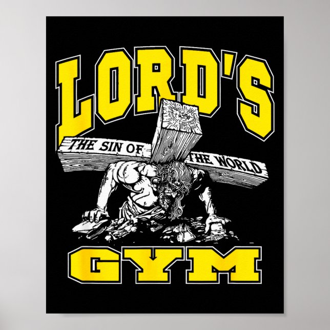 Lords Gym - Lord's The Sin Of World Jesus  Poster (Vorne)