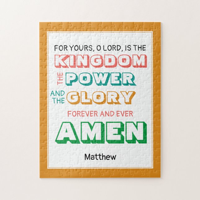 LORDS PRAYER Christlich (Vertikal)