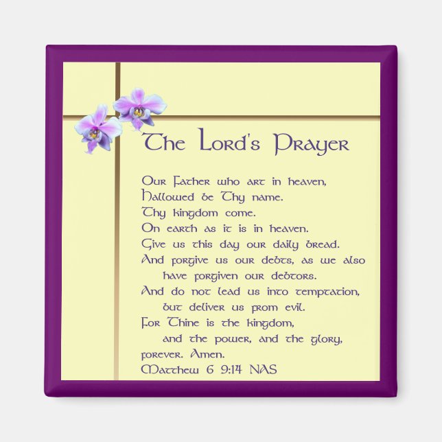 Lord's Prayer Magnet (Vorne)
