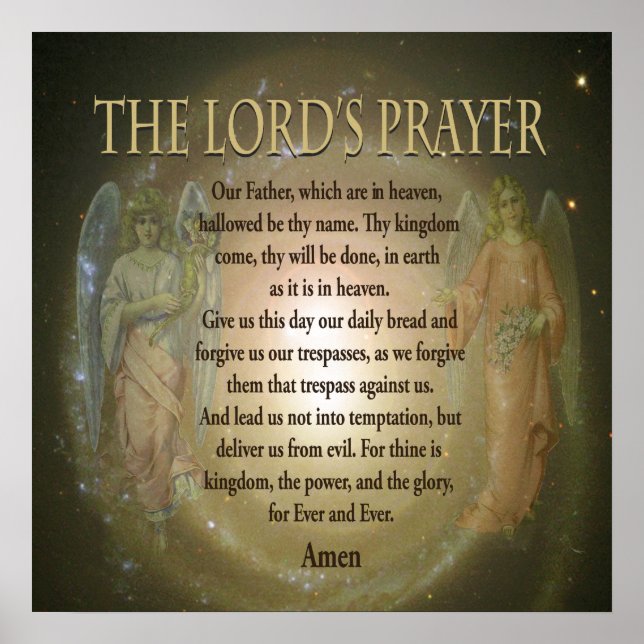 Lord's Prayer Poster (Vorne)
