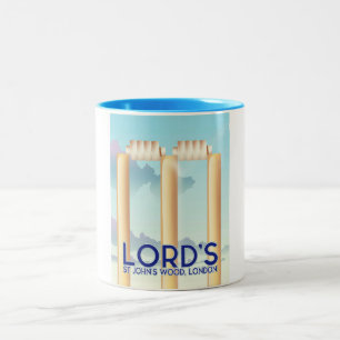 Lord's St John's Wood, London Zweifarbige Tasse