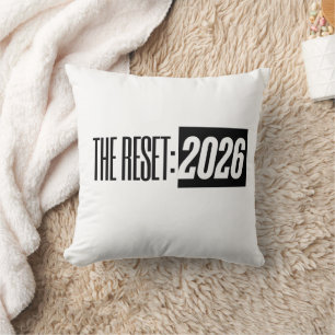 L'OREE : Coussin de typographie noir et blanc 2026