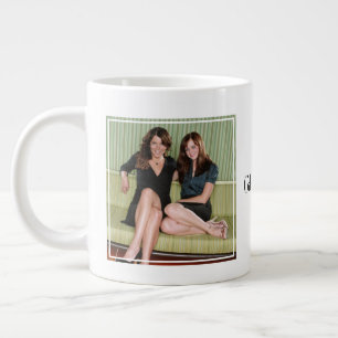 Lorelai & Rory Auf Couchportrait sitzen Jumbo-Tasse