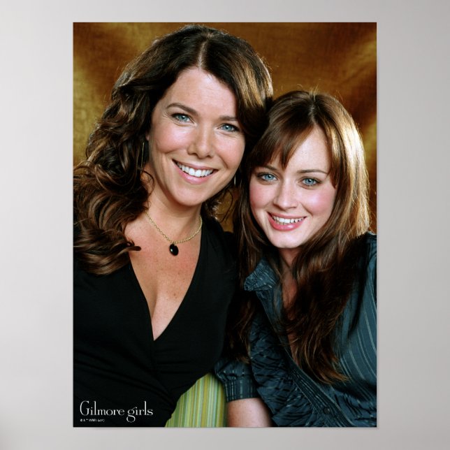 Lorelai & Rory Nah-Up-Portrait Poster (Vorne)