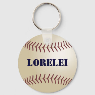 Lorelei Personalisiert Baseball Keychain - 369 Schlüsselanhänger