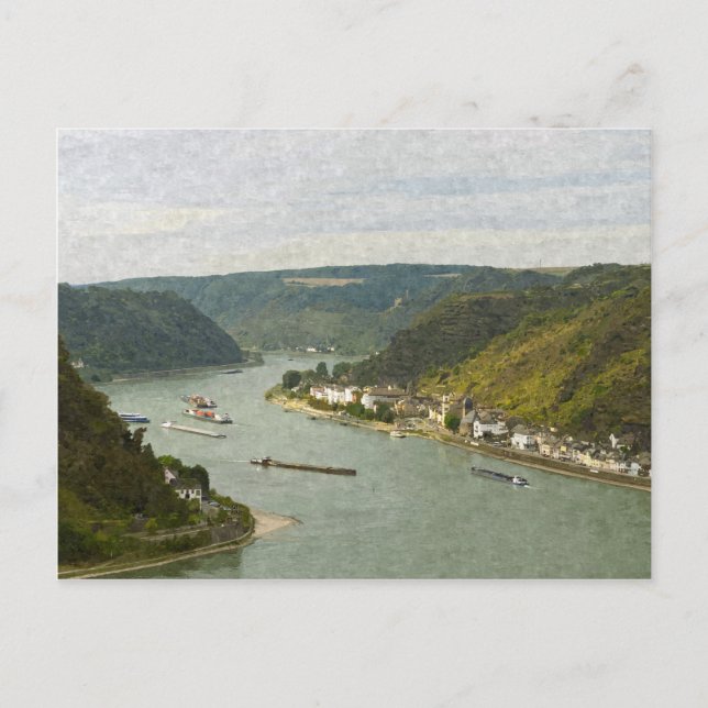 Lorelei Postkarte (Vorderseite)