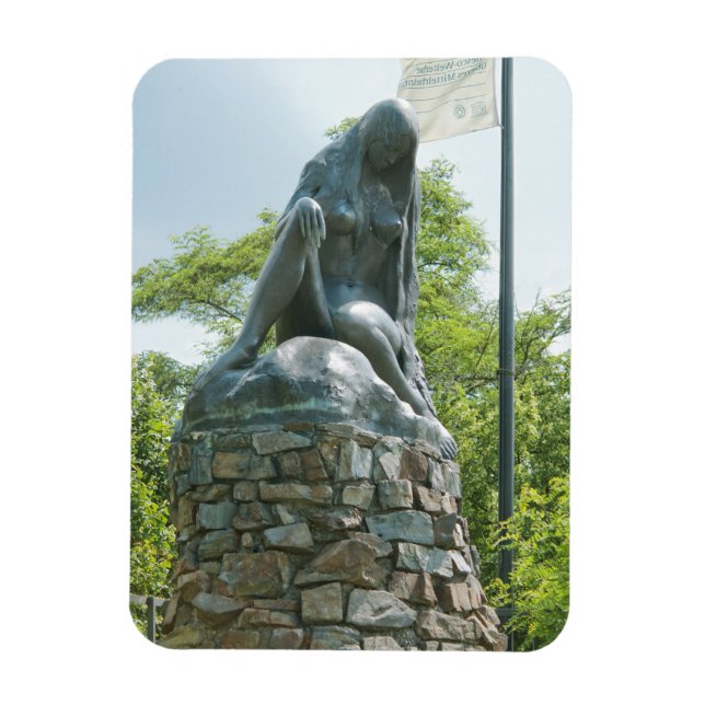 Lorelei-Statue Magnet (Vertikal)