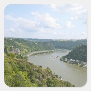 Loreley Quadratischer Aufkleber