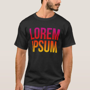 Lorem Ipsum Coole Dummy Text Nonsense Zitat T-Shirt