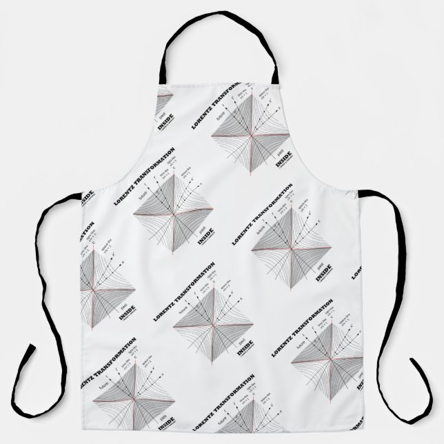 Lorentz Transformation in Physik Schürze (Vorderseite)