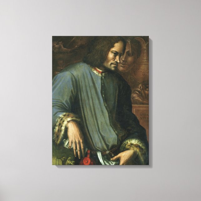 Lorenzo de Medici "The Magnificent" Leinwanddruck (Vorderseite)