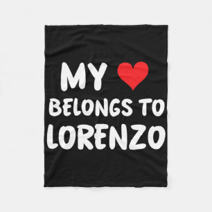 Lorenzo - Mein Herz gehört Lorenzo - Liebe Fleecedecke
