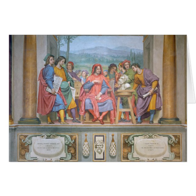 Lorenzo unter den Künstlern (Vorderseite (Horizontal))