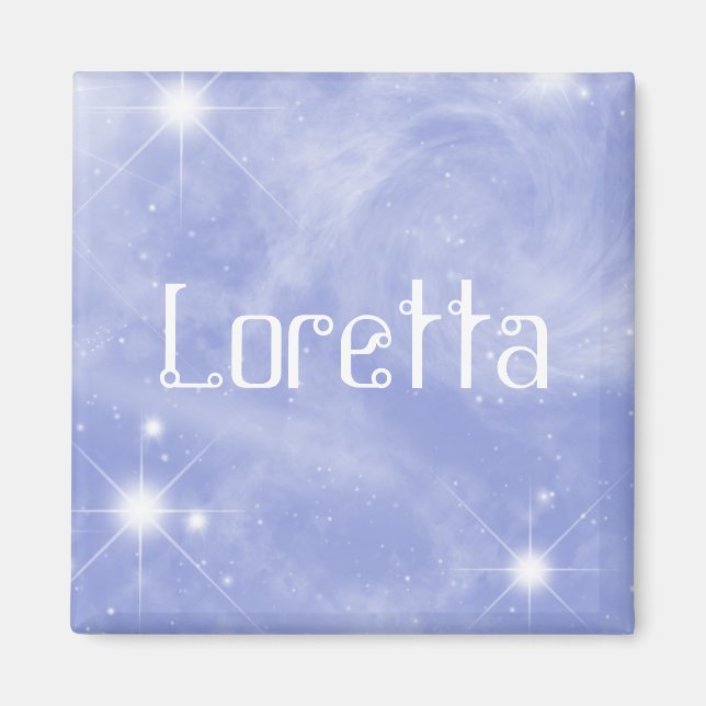 Loretta Starry Name Magnet (Vorne)