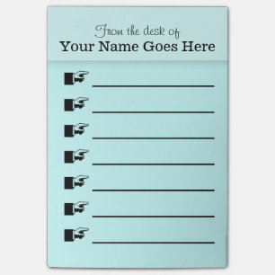 L'organisateur de post-it de bureau PERSONNALISENT