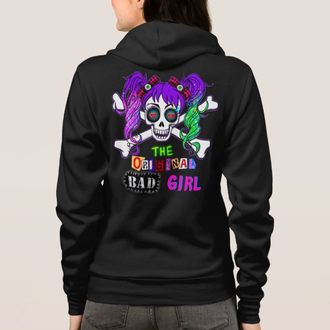 L'original Bad Girl Punk Rock Girl Power sweat - s (Dos)