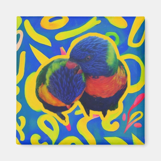 Lorikeets Magnet (Vorne)