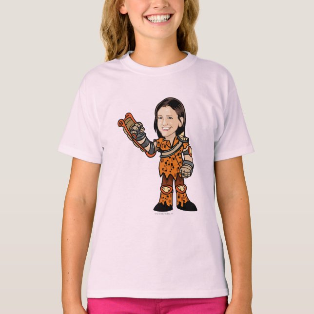 LornaDesparow Tyrannia Staff Player T-Shirt (Vorderseite)