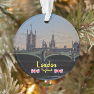 L'ornement de Noël panoramique de Londres