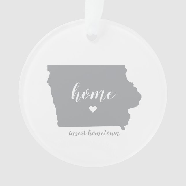 L'ornement personnalisé de Iowa (devant)