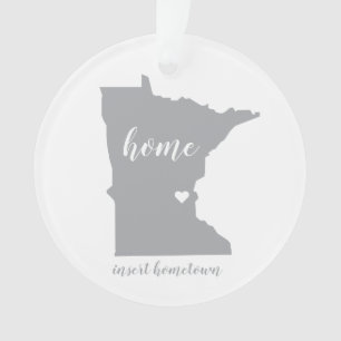 L'ornement personnalisé de la ville de Minnesota