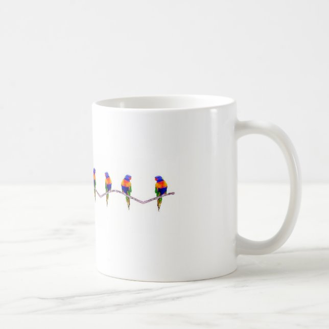 Lorra Lorra Lorikeets Kaffeetasse (Rechts)