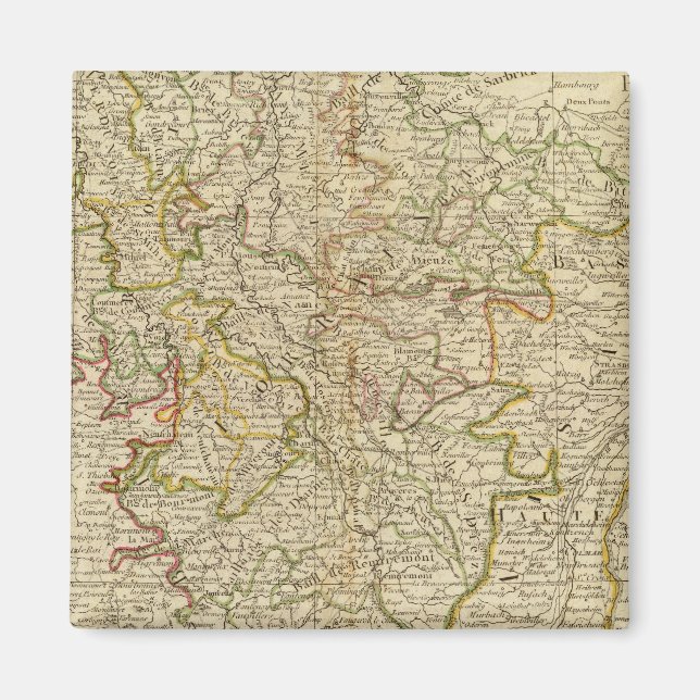 Lorraine, Frankreich Magnet (Vorne)